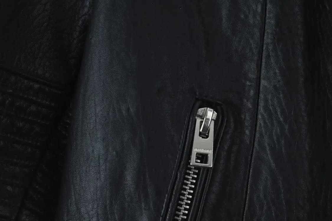 (S) 쟈딕앤볼테르 집업 바람막이 점퍼자켓 데미지 가죽 희귀-16D29 상품이미지2