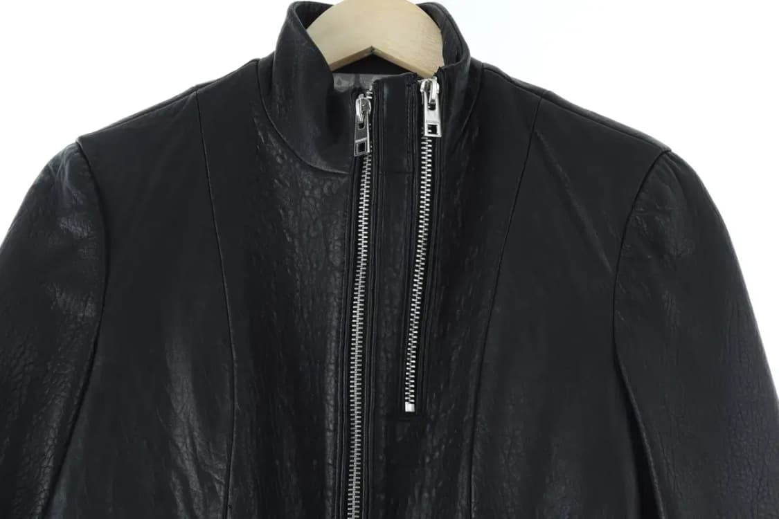 (S) 쟈딕앤볼테르 집업 바람막이 점퍼자켓 데미지 가죽 희귀-16D29 상품이미지9