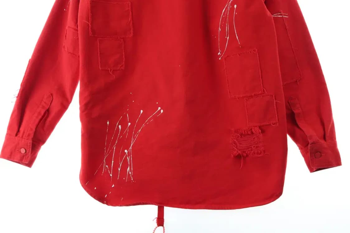 (L-2XL) 오프화이트 집업 바람막이 점퍼자켓 분더샵 데님-16D2A 상품이미지4