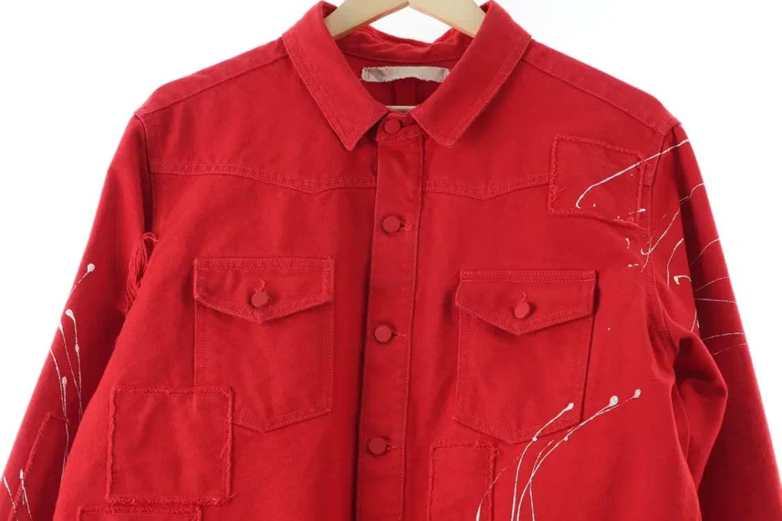 (L-2XL) 오프화이트 집업 바람막이 점퍼자켓 분더샵 데님-16D2A 상품이미지7