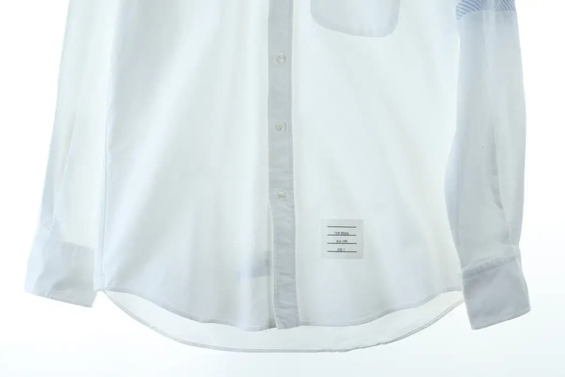 (L) 톰브라운 셔츠 남방 4선 옥스포드 화이트 흰색 2사이즈-16D2B 상품이미지2