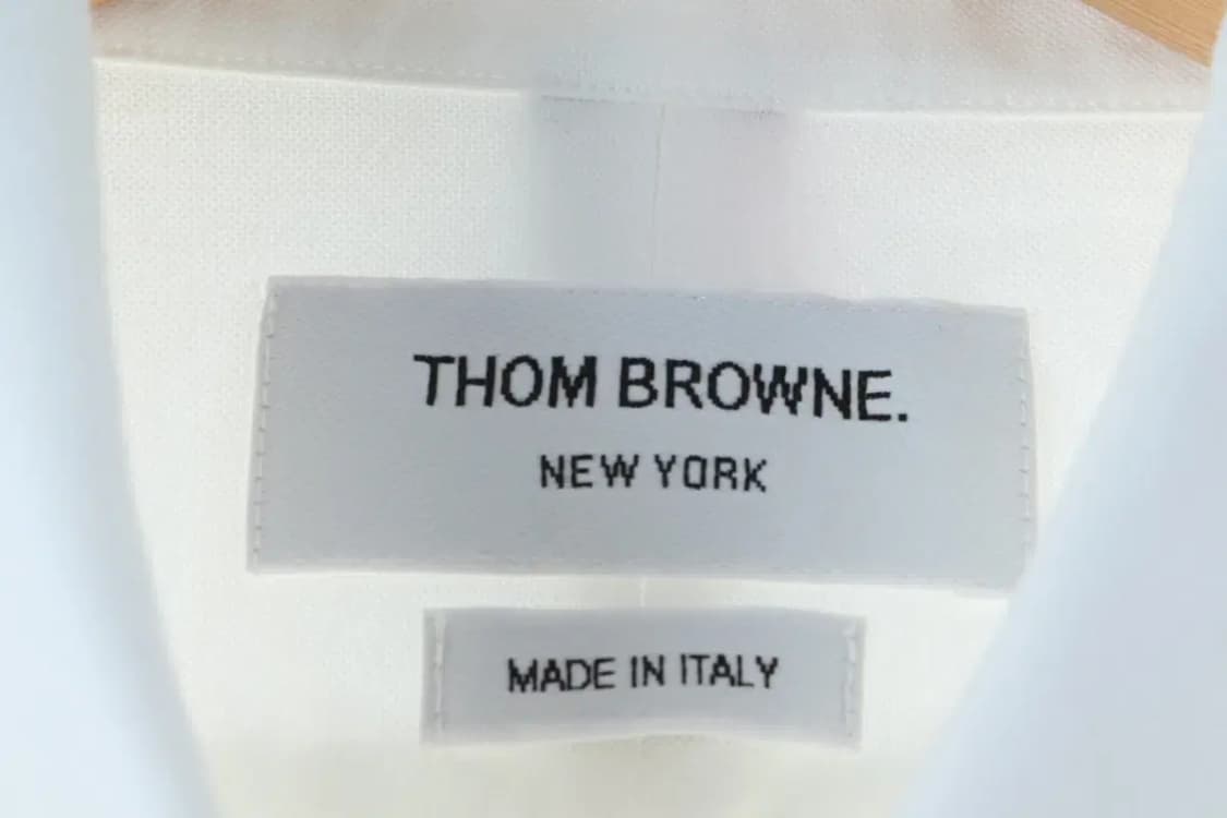 (L) 톰브라운 셔츠 남방 4선 옥스포드 화이트 흰색 2사이즈-16D2B 상품이미지9