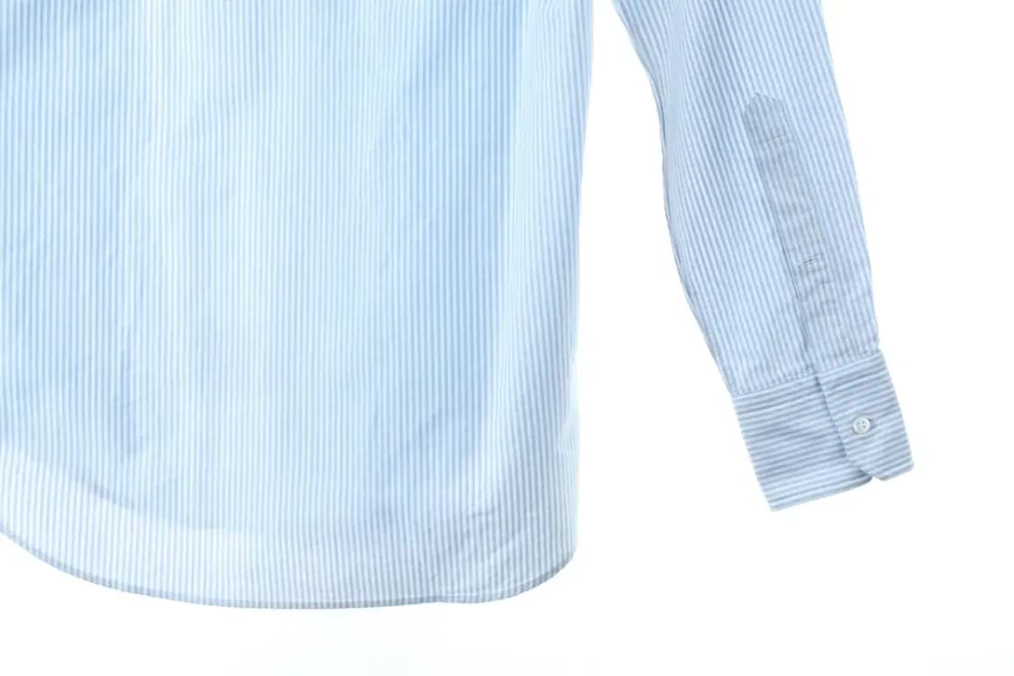 (L) 톰브라운 셔츠 남방 스트라이프 암밴드 블루-16D2D 상품이미지2