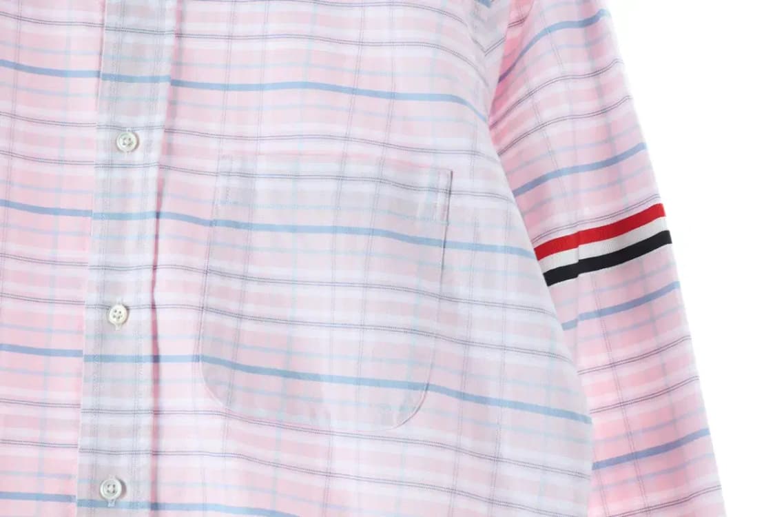 (L) 톰브라운 셔츠 남방 스트라이프 암밴드 연핑-16D2E 상품이미지7