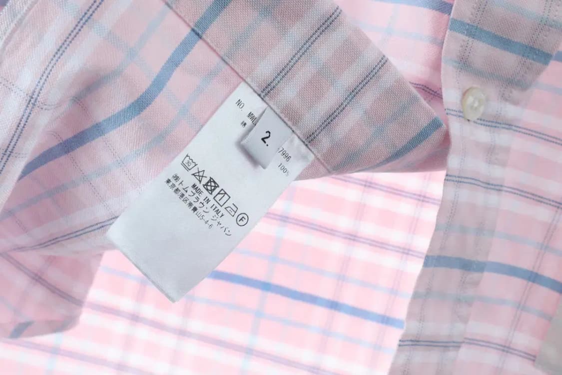 (L) 톰브라운 셔츠 남방 스트라이프 암밴드 연핑-16D2E 상품이미지9