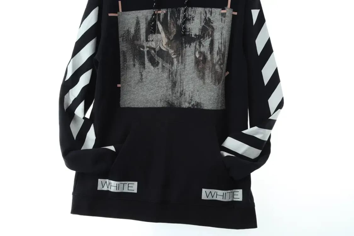 (L-XL) 오프화이트 후드티셔츠 카라바조 블랙 10 꼬르소-16D30 상품이미지4