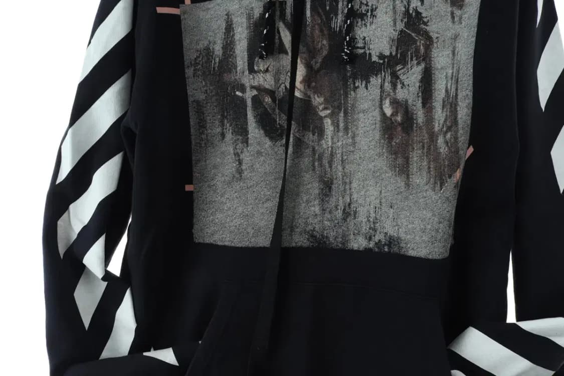 (L-XL) 오프화이트 후드티셔츠 카라바조 블랙 10 꼬르소-16D30 상품이미지6