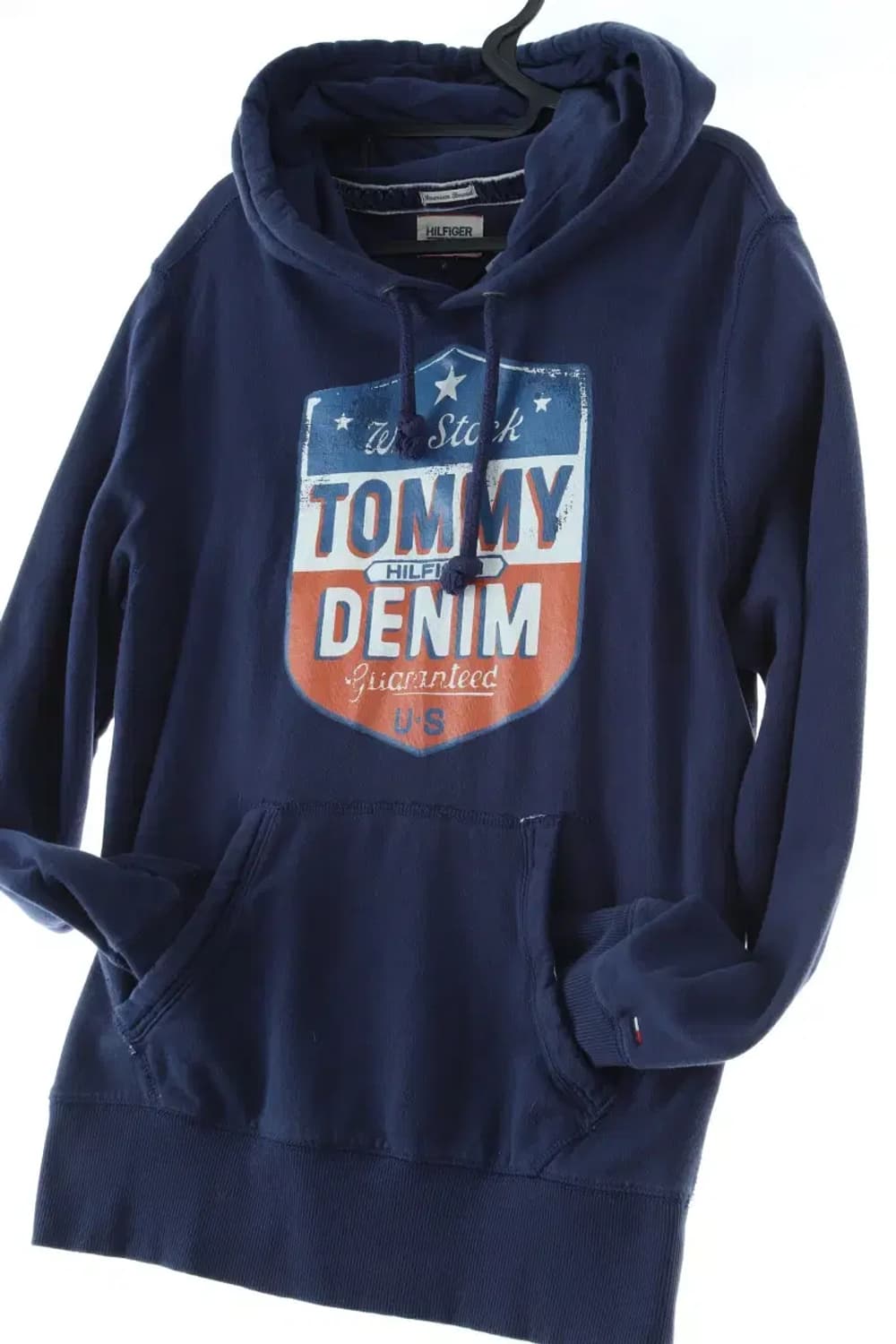 (L) 타미힐피거 후드티셔츠 네이비 빅로고 올드스쿨-16D31 상품이미지1