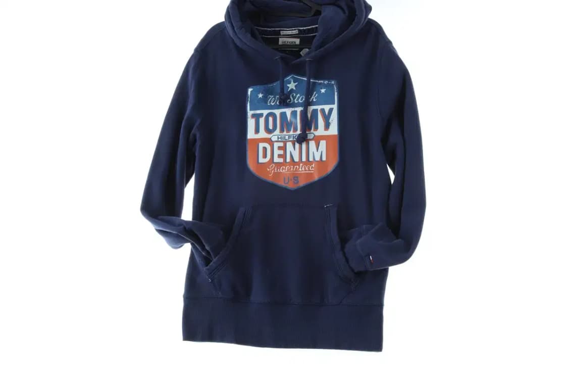 (L) 타미힐피거 후드티셔츠 네이비 빅로고 올드스쿨-16D31 상품이미지2