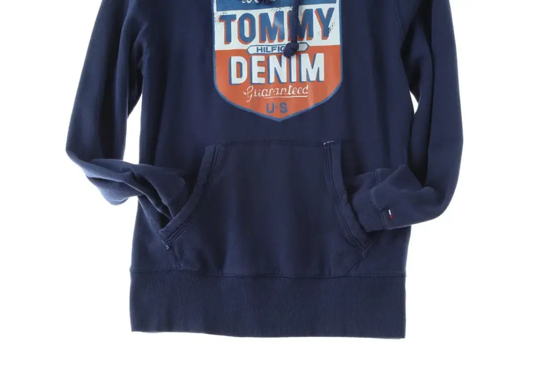 (L) 타미힐피거 후드티셔츠 네이비 빅로고 올드스쿨-16D31 상품이미지4
