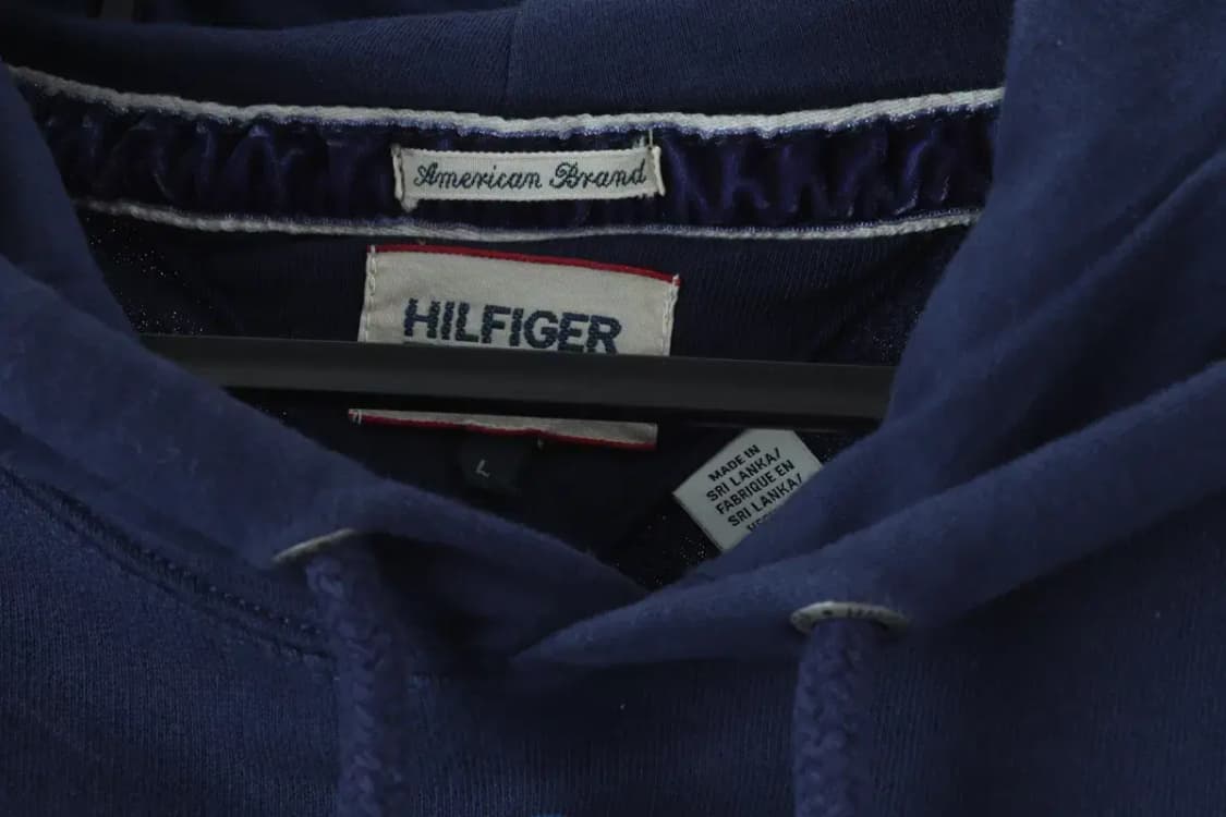 (L) 타미힐피거 후드티셔츠 네이비 빅로고 올드스쿨-16D31 상품이미지5