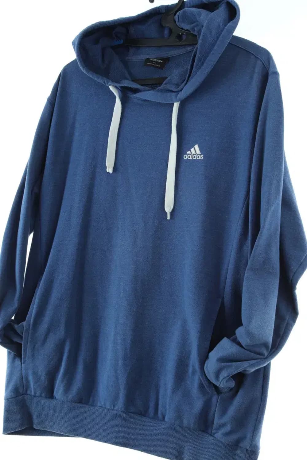 (L-XL) 아디다스 후드티셔츠 사용감 블루 올드스쿨-16D32 상품이미지1