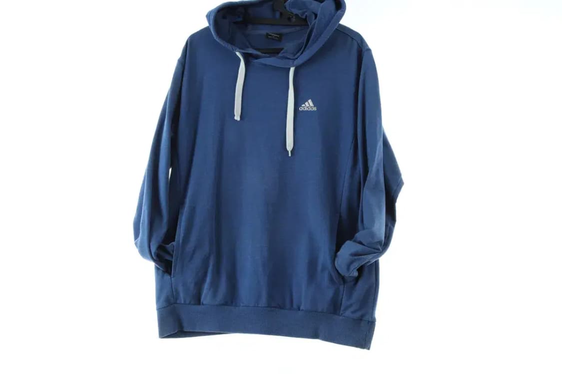 (L-XL) 아디다스 후드티셔츠 사용감 블루 올드스쿨-16D32 상품이미지2