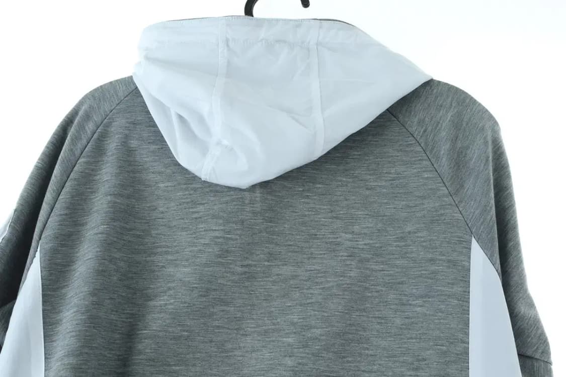 W(F) 지프 후드티셔츠 아노락 나일론 배색 그레이-16D34 상품이미지9