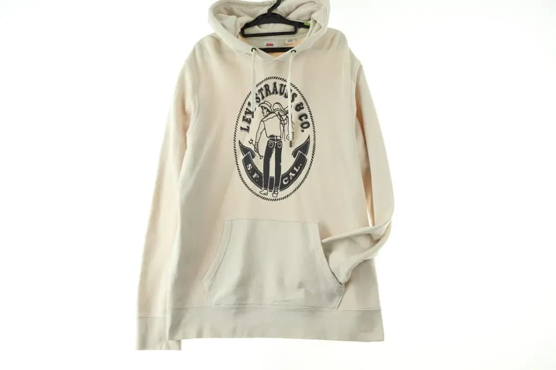 (L-2XL) 리바이스 후드티셔츠 희귀 매물 아이보리-16D35 상품이미지2