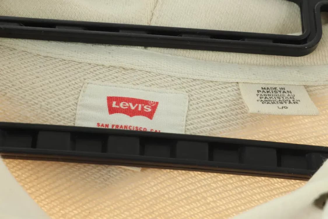 (L-2XL) 리바이스 후드티셔츠 희귀 매물 아이보리-16D35 상품이미지7