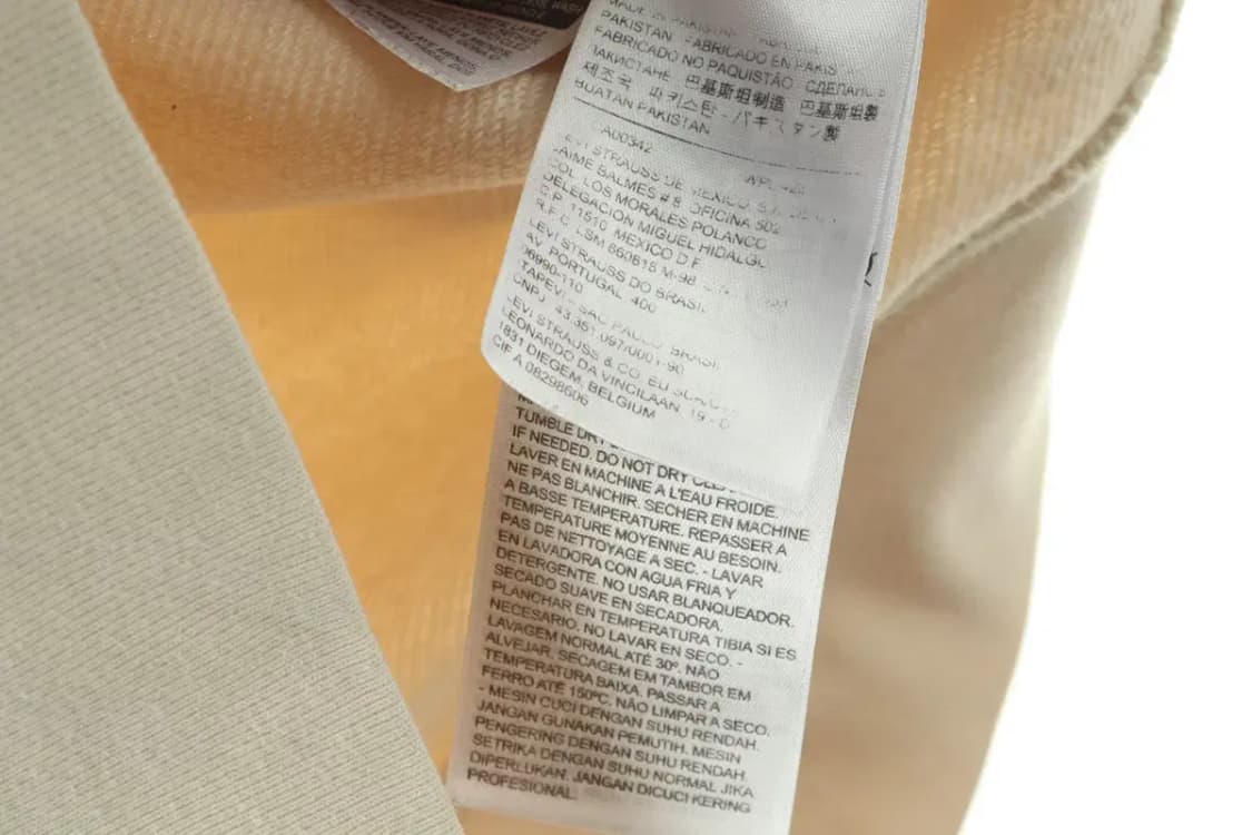 (L-2XL) 리바이스 후드티셔츠 희귀 매물 아이보리-16D35 상품이미지8