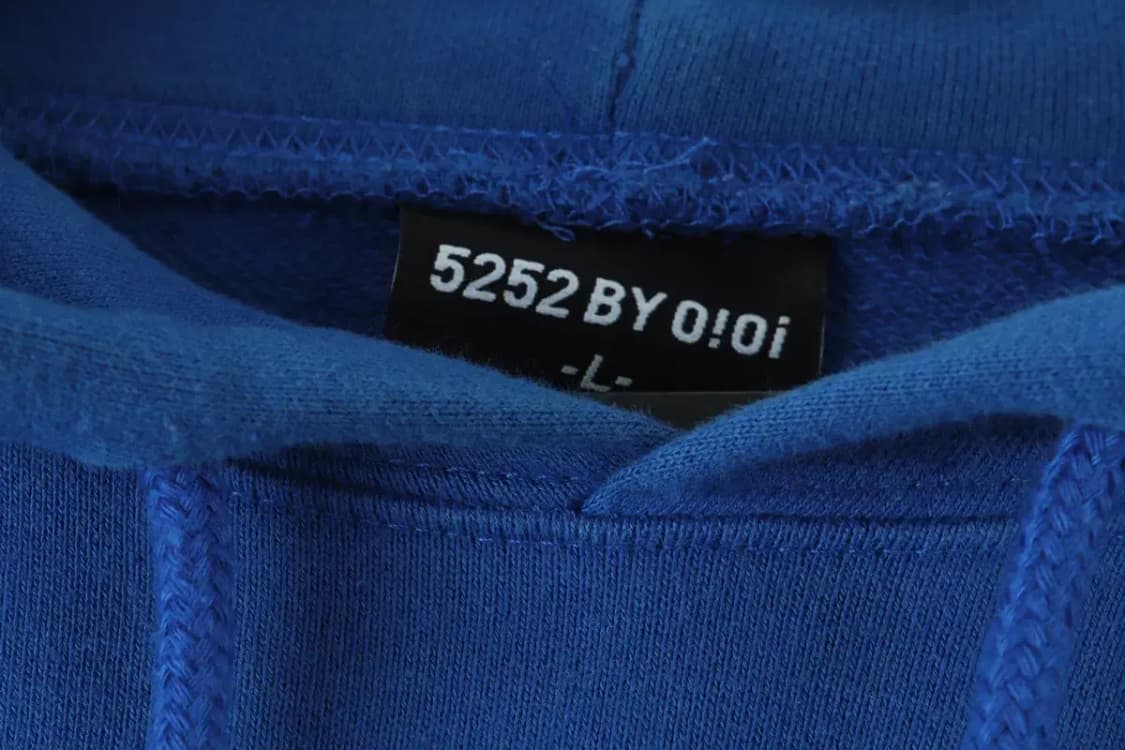 (L-2XL) 오아이오아이 후드티셔츠 박시 블루 로고-16D36 상품이미지6