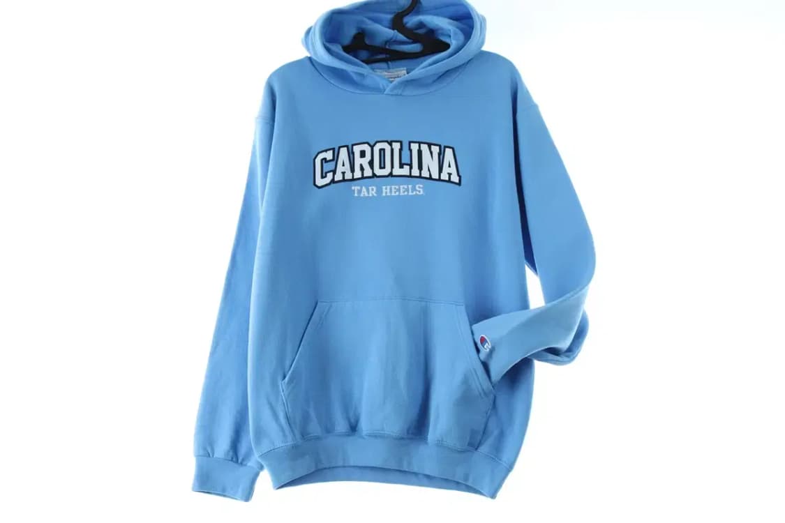 W(S) 챔피온 후드티셔츠 기모 하늘 따듯 희귀-16D37 상품이미지2