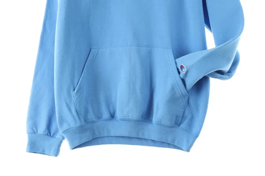 W(S) 챔피온 후드티셔츠 기모 하늘 따듯 희귀-16D37 상품이미지4