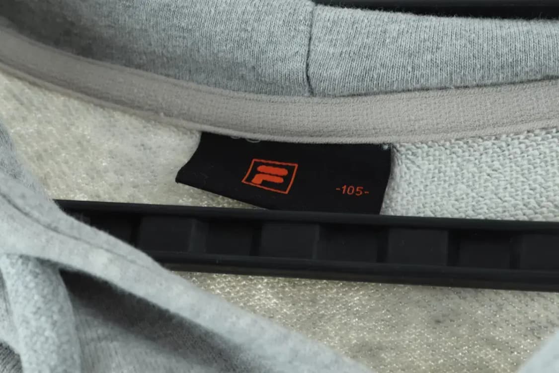 W(XL) 휠라 후드티셔츠 그레이 그린로고 올드스쿨-16D38 상품이미지6