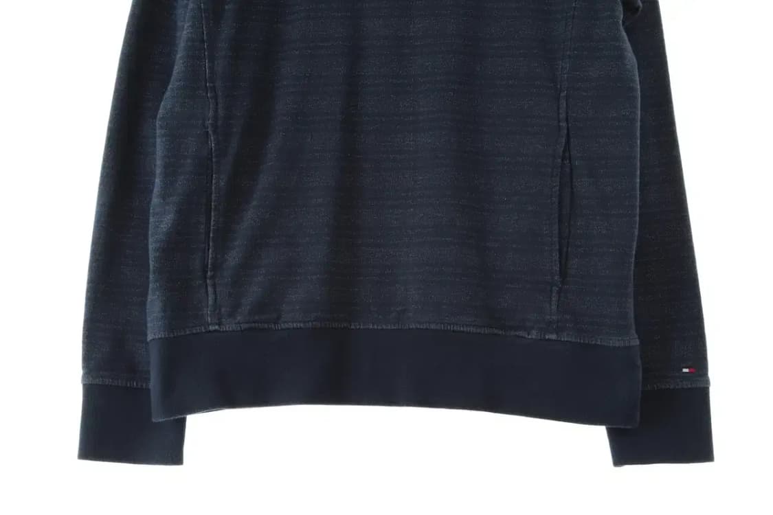 (L-XL) 타미힐피거 후드티셔츠 스트라이프 기모 아메카지-16D3A 상품이미지4