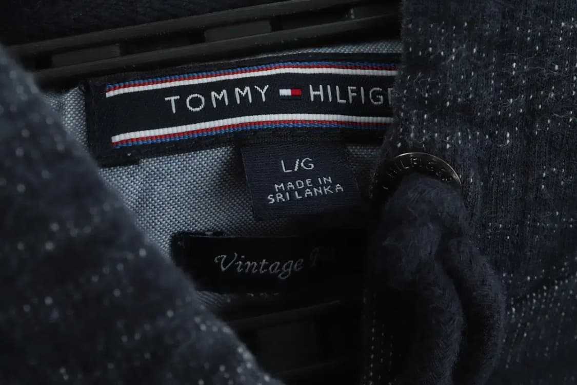 (L-XL) 타미힐피거 후드티셔츠 스트라이프 기모 아메카지-16D3A 상품이미지5