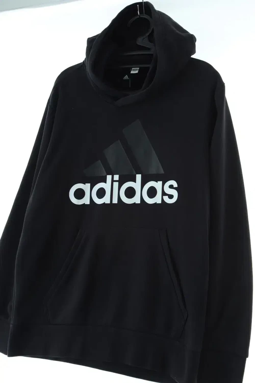 (M) 아디다스 후드티셔츠 빅로고 블랙 올드스쿨-16D3B 상품이미지1