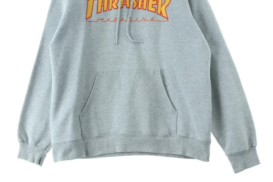 (S) 트레셔 후드티셔츠 사용감 그레이 올드스쿨-16D3D 상품이미지4