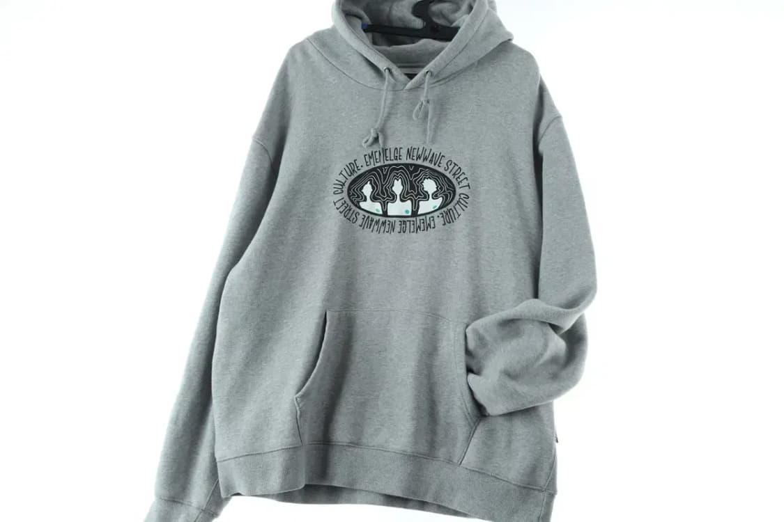 (L-2XL) 엠엠엘지 후드티셔츠 박시 기모 헤비 그레이-16D3F 상품이미지2