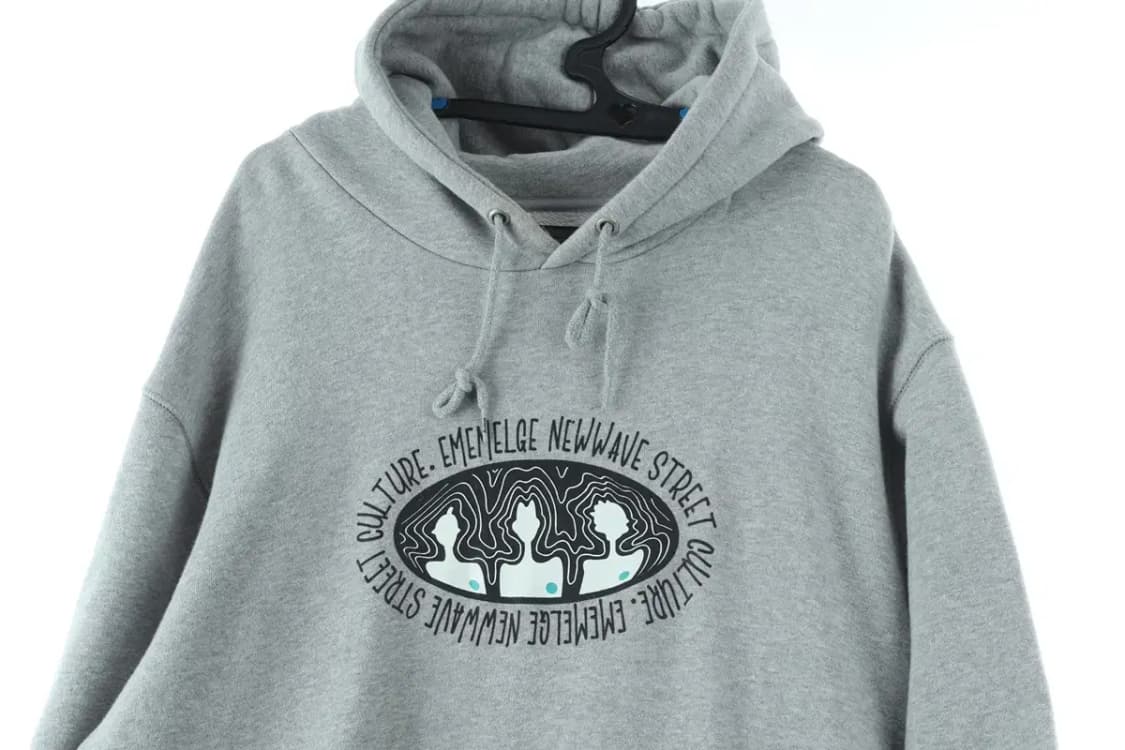 (L-2XL) 엠엠엘지 후드티셔츠 박시 기모 헤비 그레이-16D3F 상품이미지3