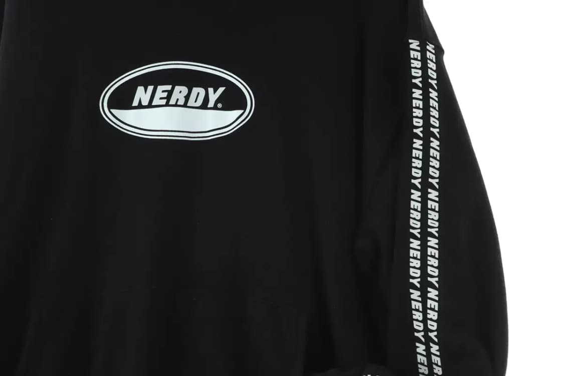 (M-XL) 널디 후드티셔츠 사이드포인트 블랙 올드스쿨-16D40 상품이미지5