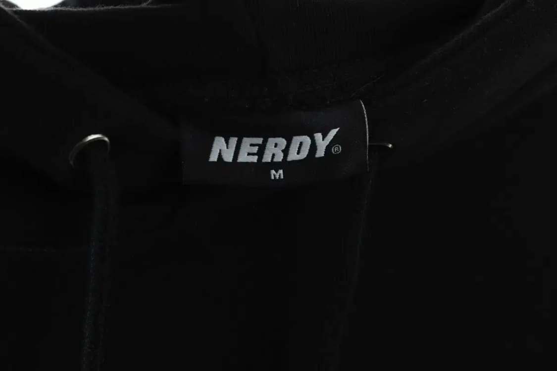 (M-XL) 널디 후드티셔츠 사이드포인트 블랙 올드스쿨-16D40 상품이미지9