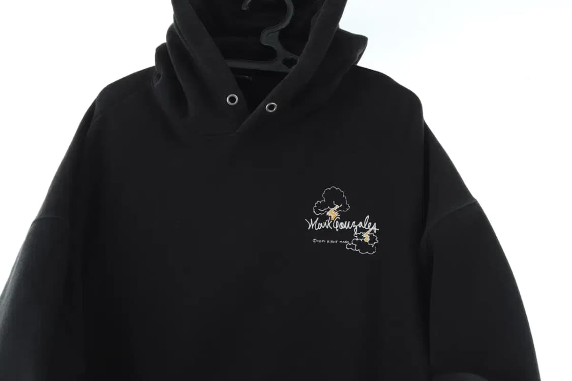 (L-XL) 마크곤잘레스 후드티셔츠 사용감 박시 블랙-16D41 상품이미지4