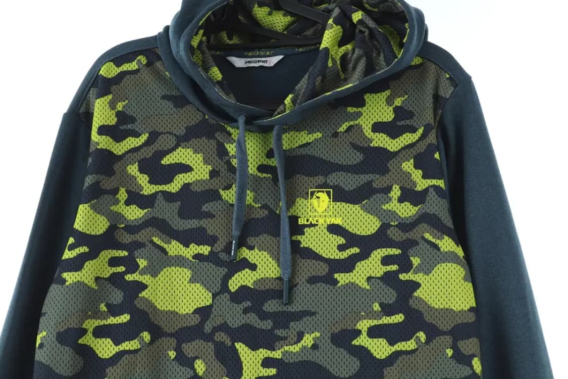 (M) 블랙야크 후드티셔츠 기능성 카모 운동-16D42 상품이미지3