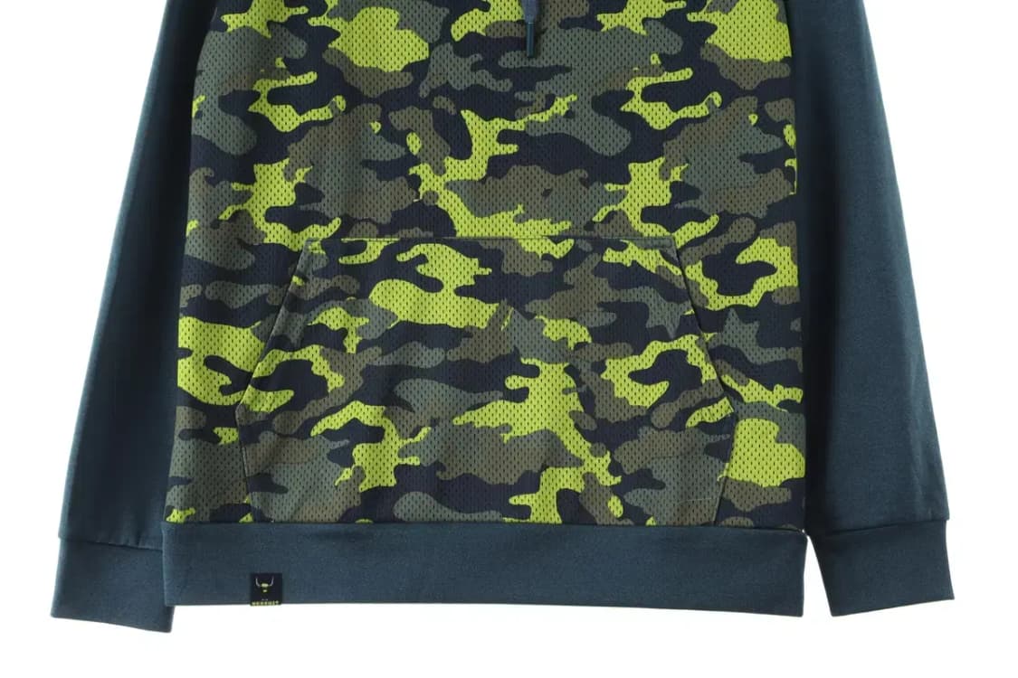 (M) 블랙야크 후드티셔츠 기능성 카모 운동-16D42 상품이미지4