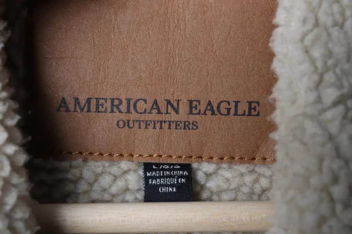 (L-XL) 아메리칸 이글 집업 바람막이 점퍼자켓 데님 청-16D8A 상품이미지6