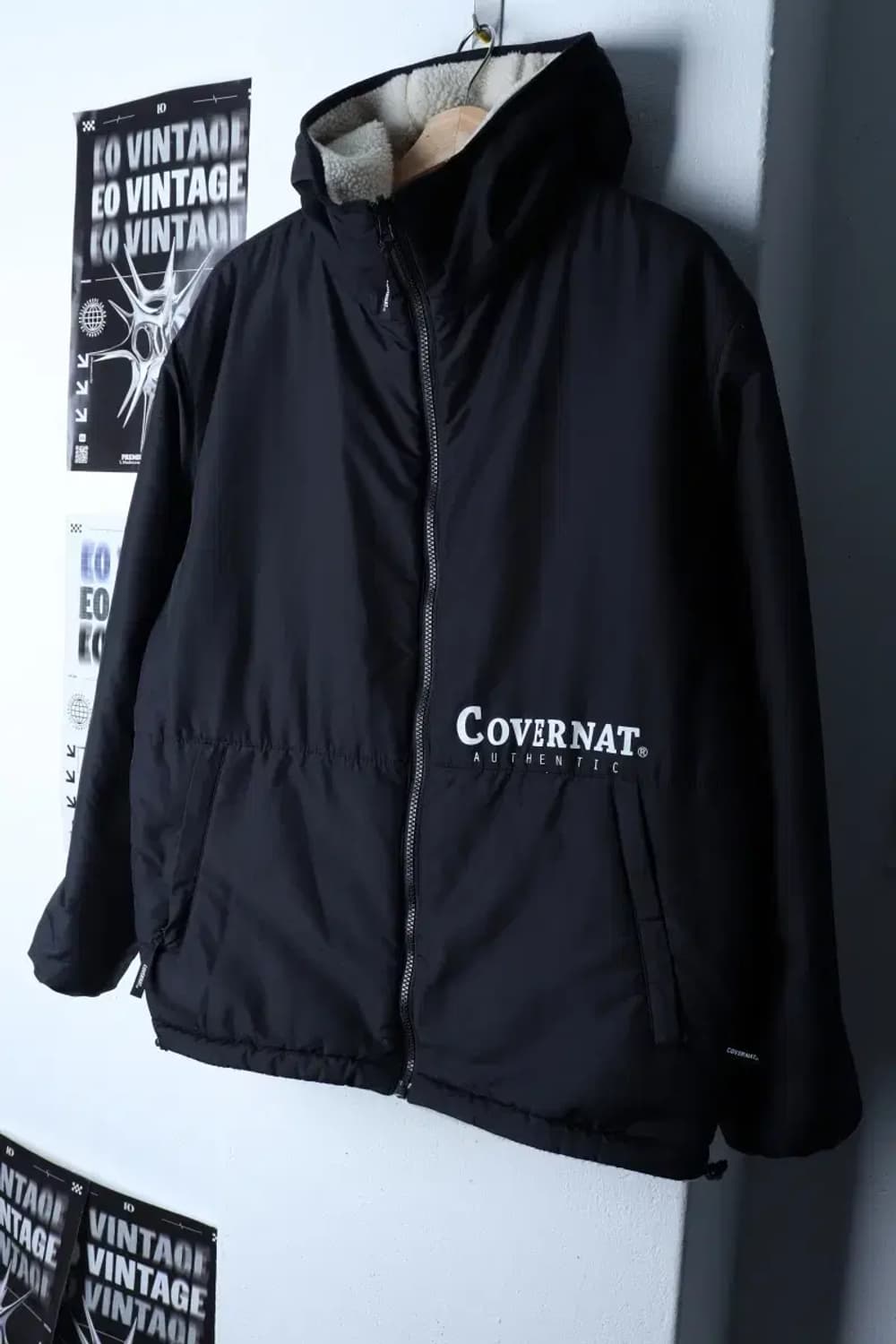 (L-XL) 커버낫 집업 바람막이 점퍼자켓 리버시블 후리스-16D90 상품이미지1