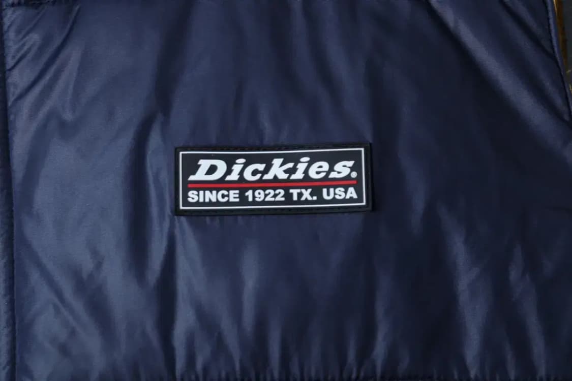 (L-XL) 디키즈 패딩 점퍼자켓 조끼 네이비 올드스쿨-16D91 상품이미지5