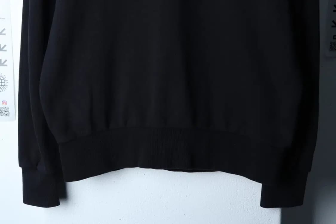 (L-XL) 비바스튜디오 맨투맨 티셔츠 스몰로고 블랙 올드스쿨-16D95 상품이미지4