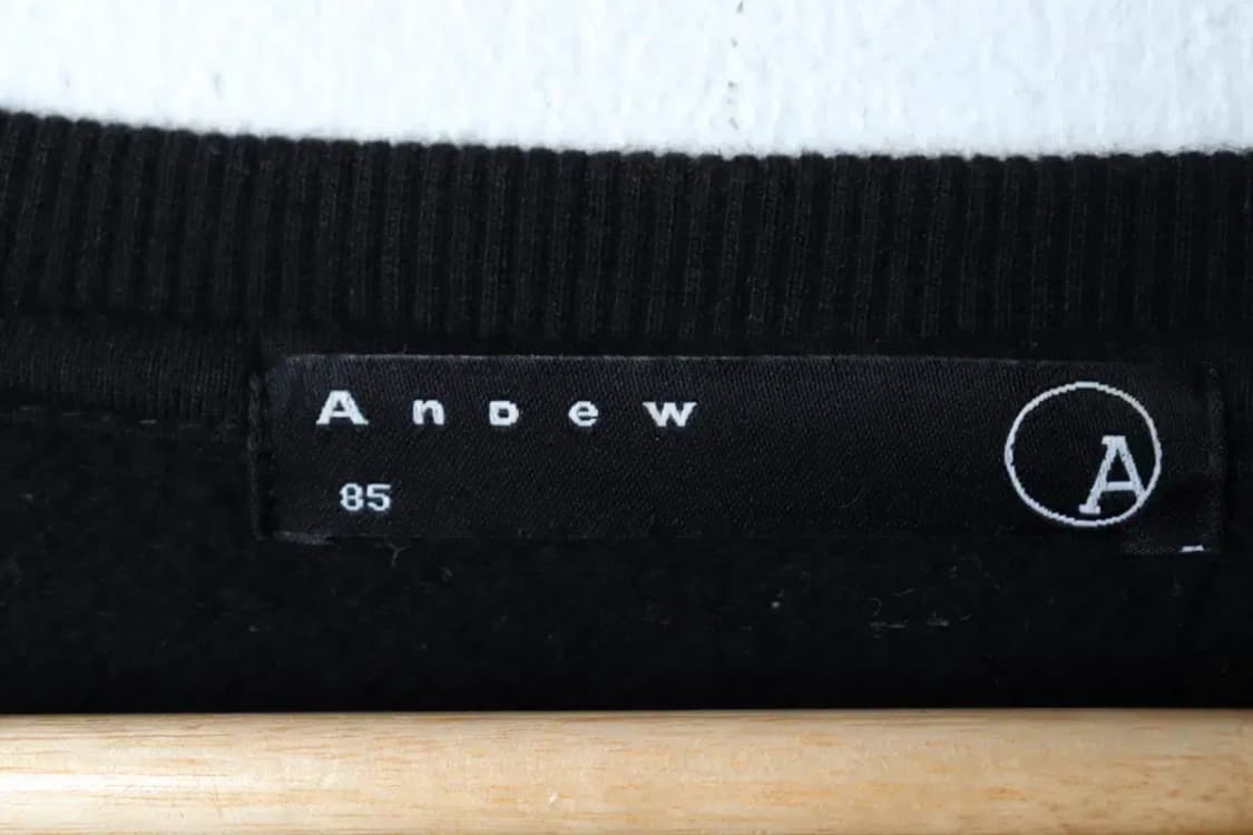 W(S) 앤듀 맨투맨 티셔츠 패턴 블랙 기모 올드스쿨-16D98 상품이미지6