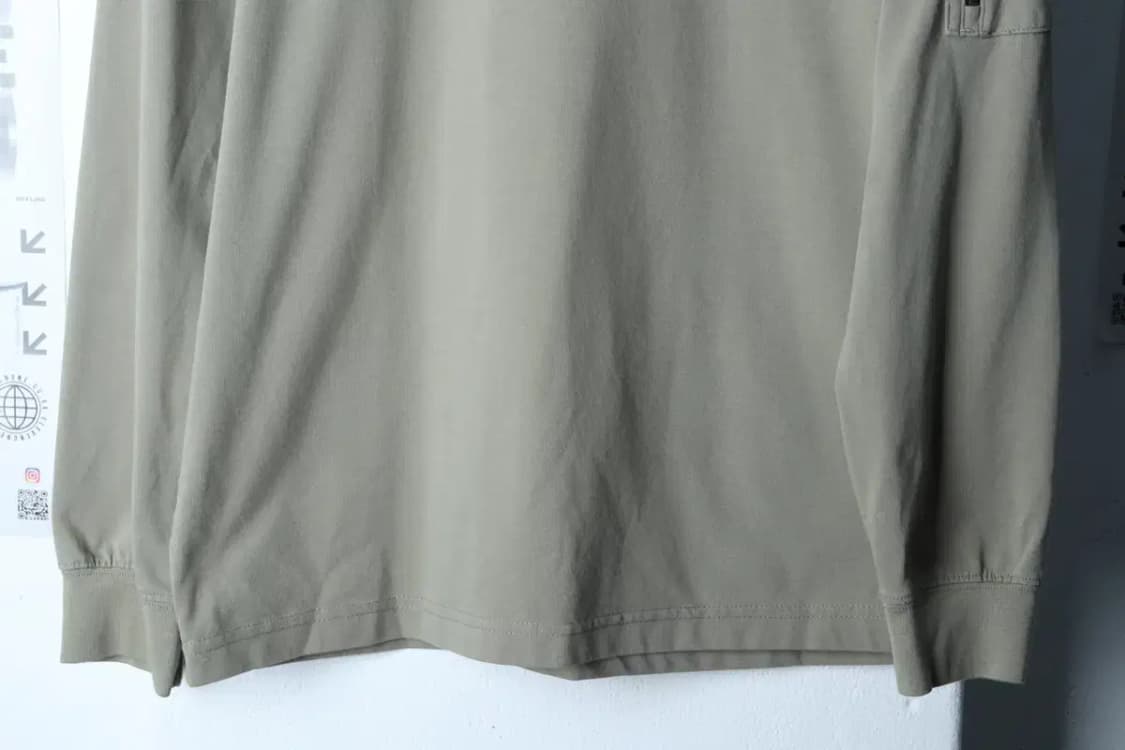 (M) 지프 긴팔티셔츠 포켓 카키 아메카지-16D99 상품이미지4