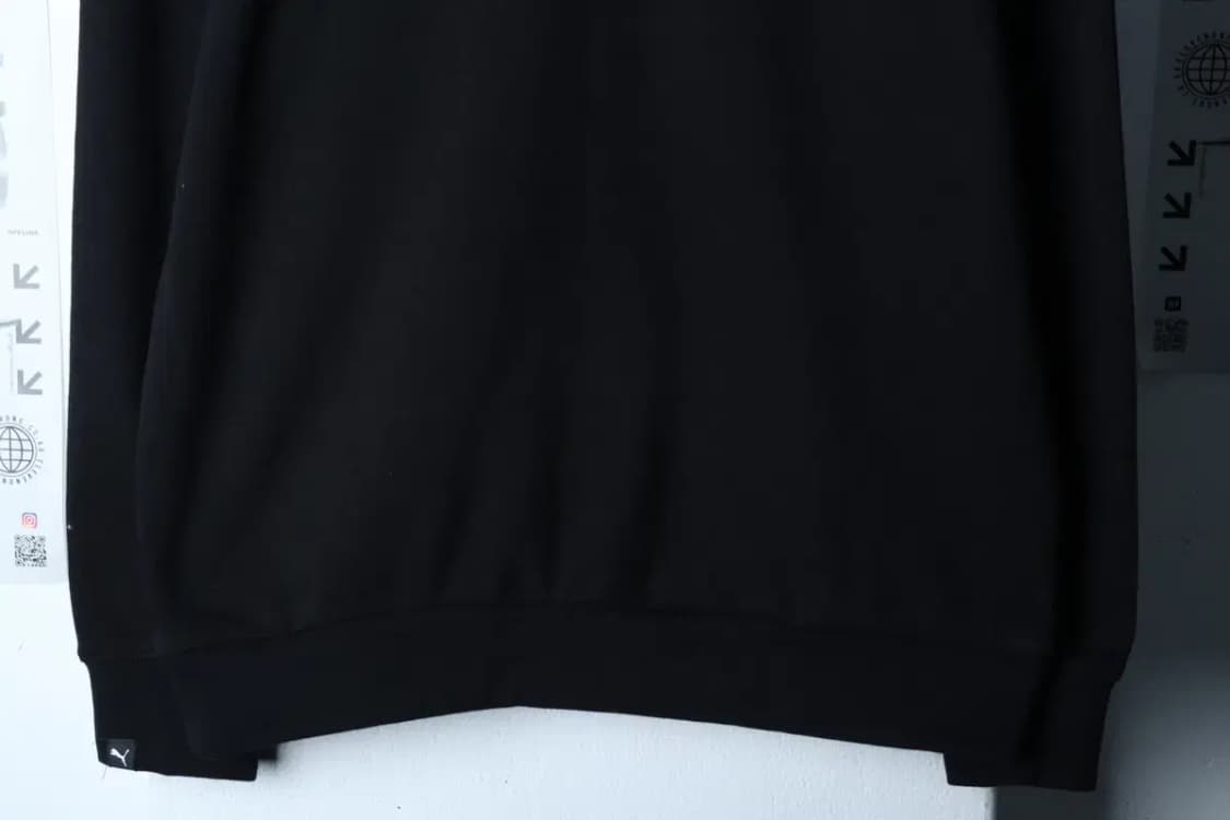 (L-XL) 퓨마 맨투맨 티셔츠 스몰로고 블랙 올드스쿨-16D9A 상품이미지4