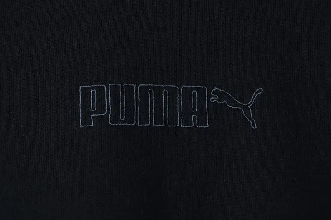 (L-XL) 퓨마 맨투맨 티셔츠 스몰로고 블랙 올드스쿨-16D9A 상품이미지5