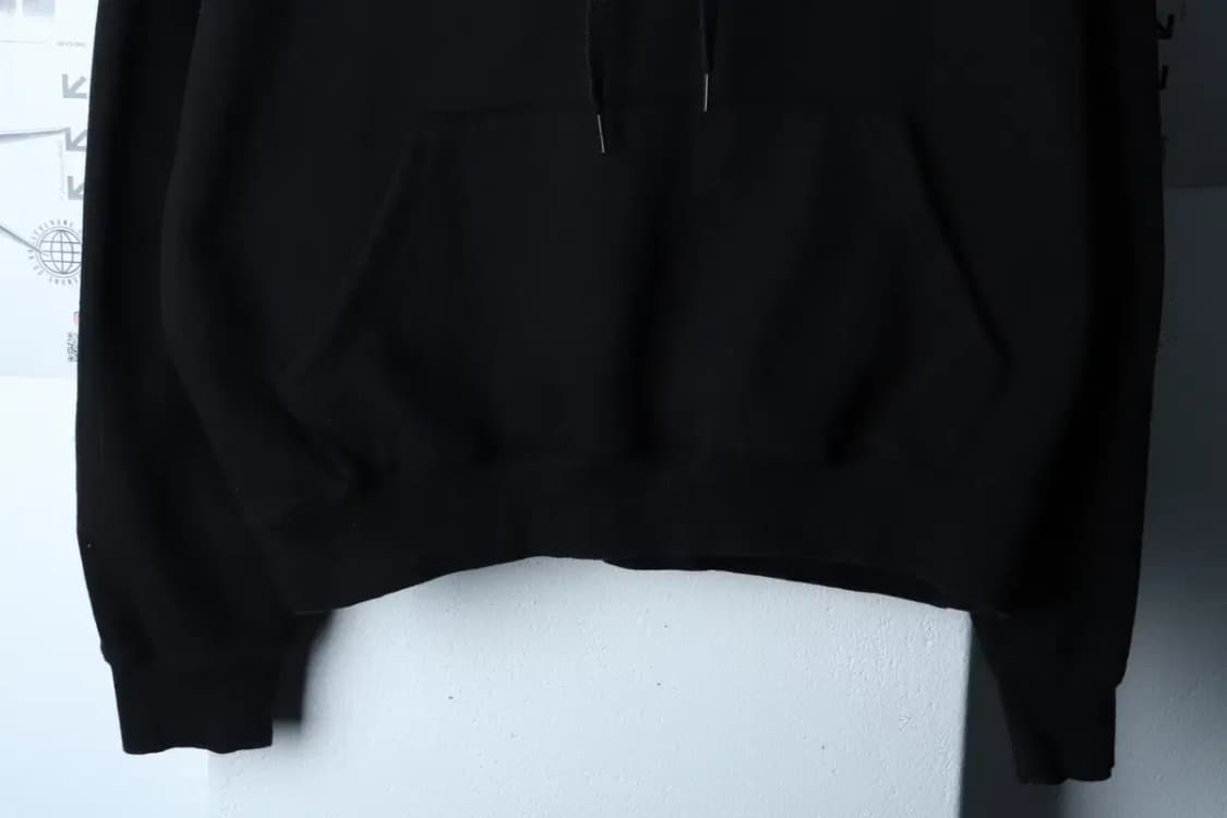 (L-XL) 네스티킥 후드티셔츠 루즈핏 블랙 기모 올드스쿨-16D9E 상품이미지4