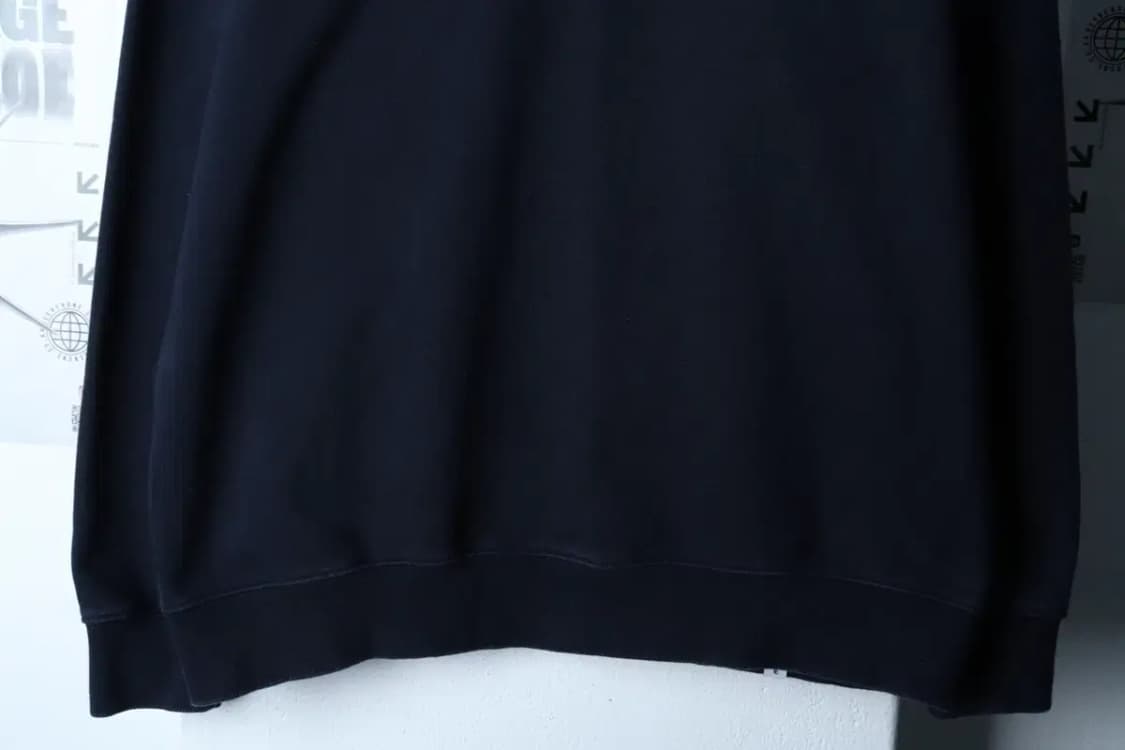 (L-2XL) 마하그리드 맨투맨 티셔츠 빅로고 네이비 올드스쿨-16DA1 상품이미지4