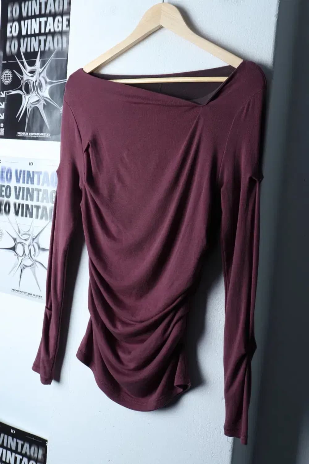 W(M) 파르티멘토 니트 와이드넥 셔링 퍼플-16DA7 상품이미지1