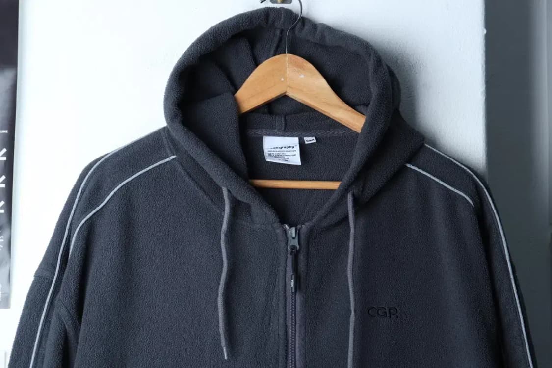 (L-XL) 코드그라피 집업 바람막이 점퍼자켓 뽀글이 쉐르파-16DA9 상품이미지3