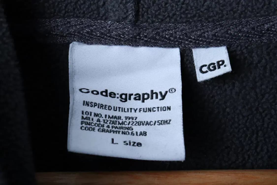 (L-XL) 코드그라피 집업 바람막이 점퍼자켓 뽀글이 쉐르파-16DA9 상품이미지7