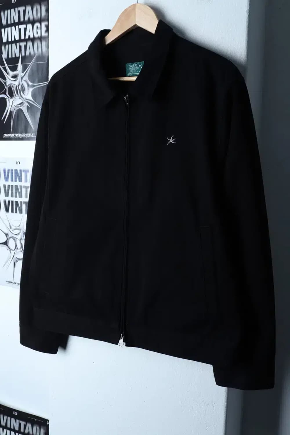 (M-L) 더콜디스모먼트 집업 바람막이 점퍼자켓 블루종 블랙-16DAB 상품이미지1